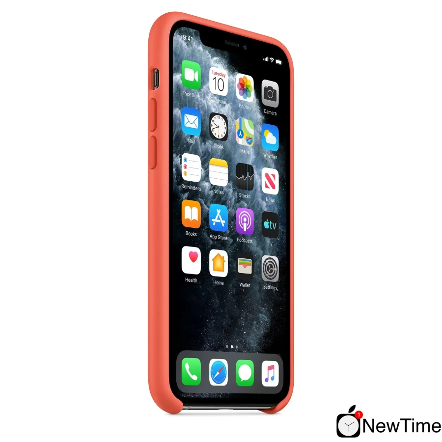 Чехол Apple iPhone 11 Pro Max Silicone Case LUX COPY - Clementine/Orange (MX022)